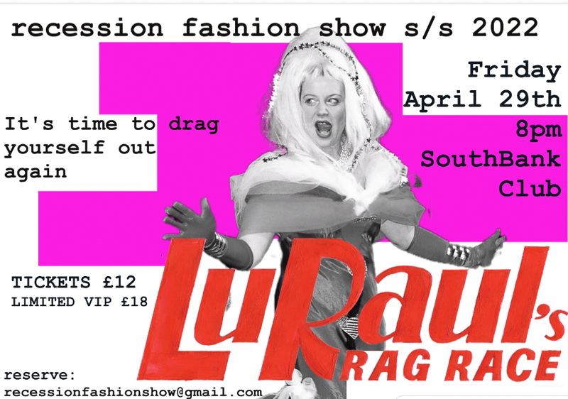 Lu Raul's Rag Race The recession fashion show