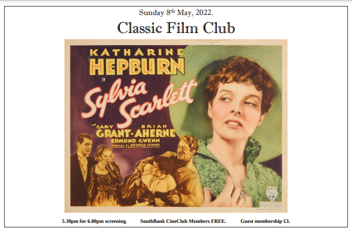 Classic Film Club: Sylvia Scarlett (1935)