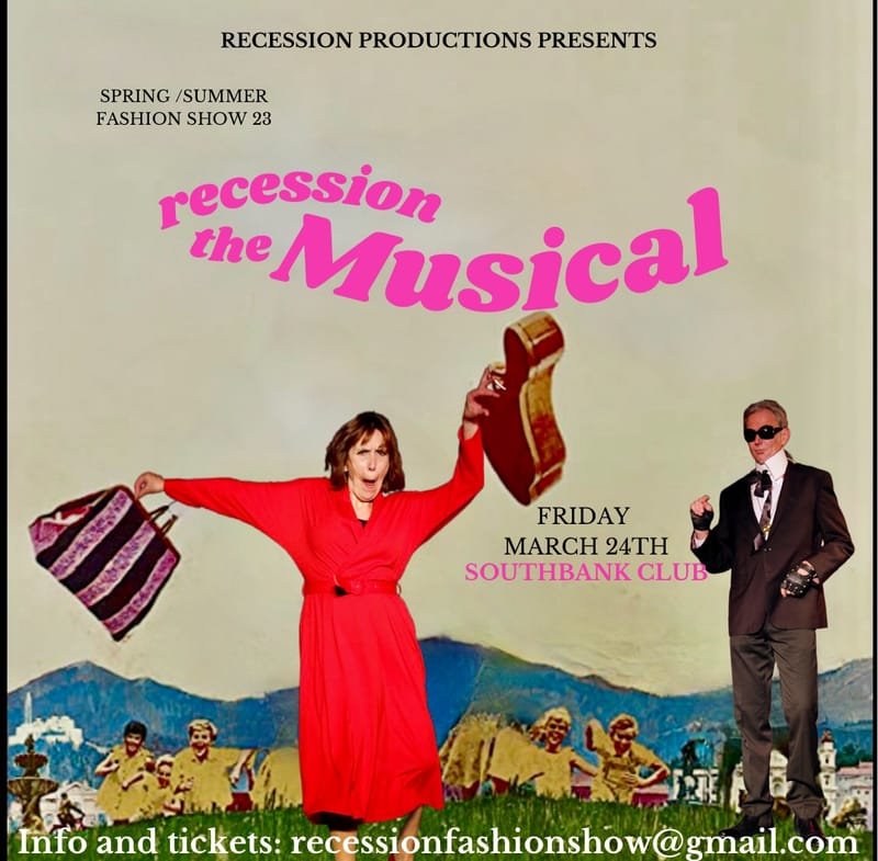 Recession fashion show: the musical