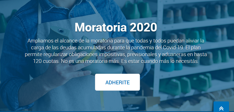 Principales características de la Moratoria 2020