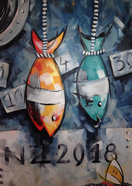 Painting night "your last fishing"