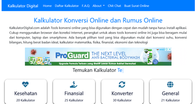 Kalkulator Digital Online INDONESIA image