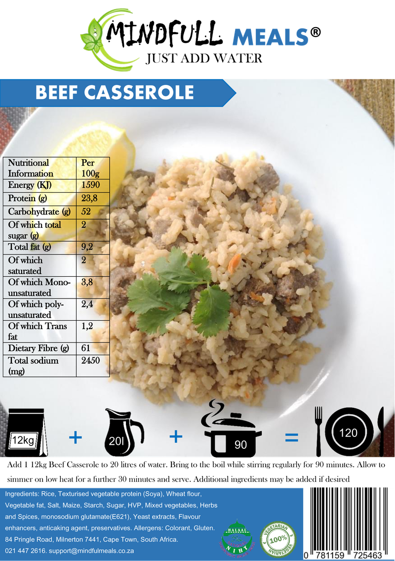 Beef Casserole 12kg
