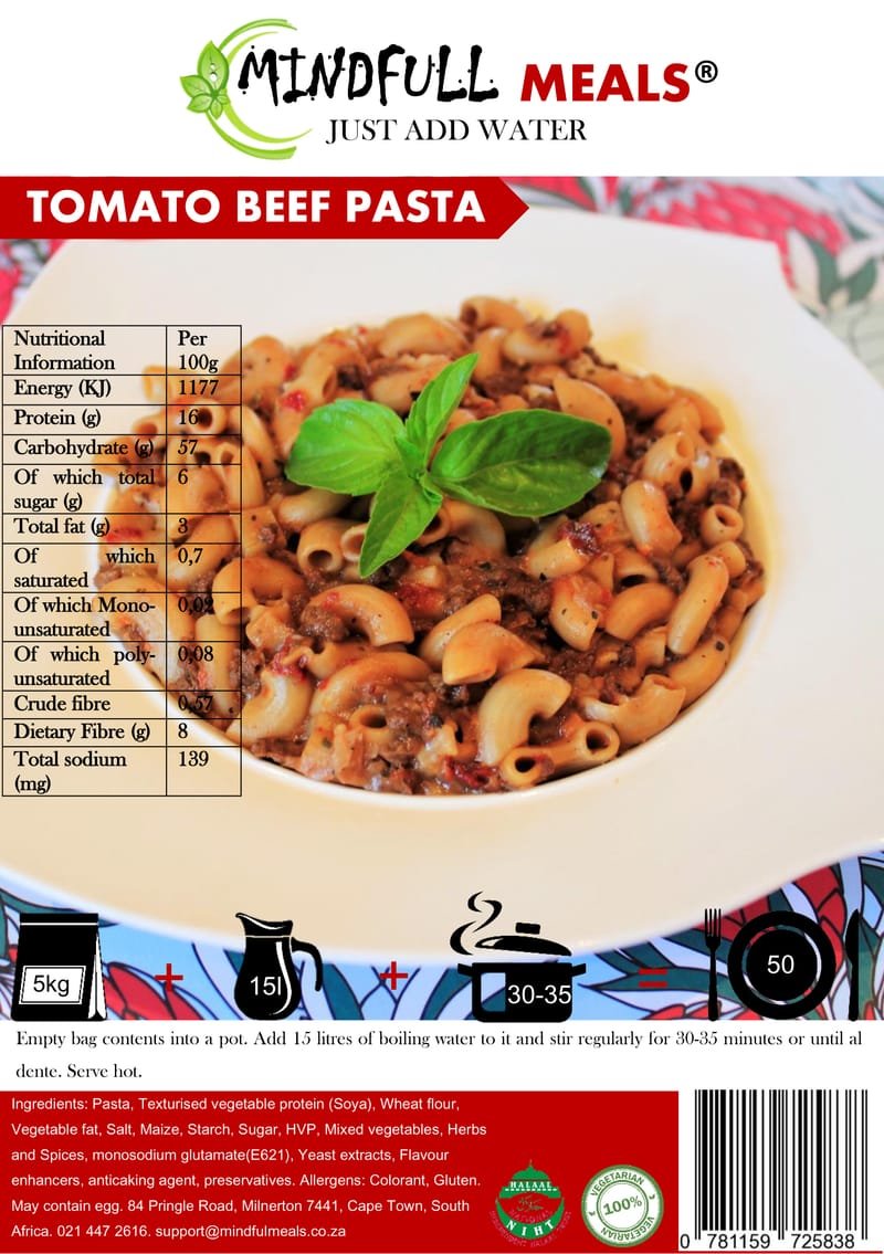 Tomato Beef Pasta 5kg