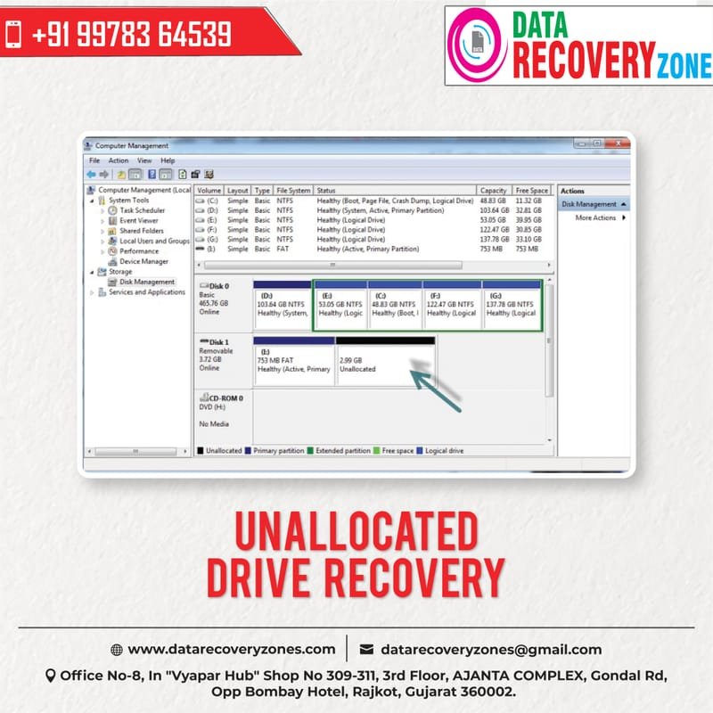Unallocated Drive Recovery