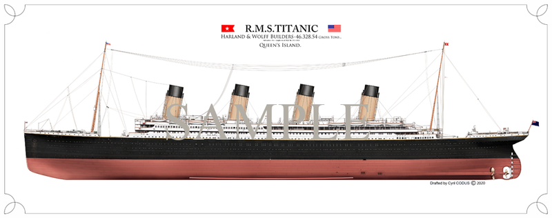 .Titanic - Plans de la Classe Olympic
