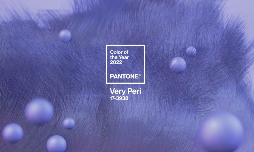 2022 年 PANTONE 代表色調 17-3938「VERY PERI」寓意創造力及對未來期盼