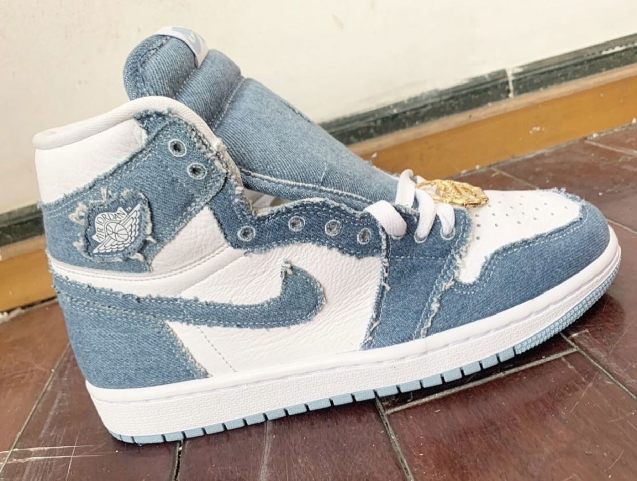 AIR JORDAN 1 HIGH OG "DENIM" 非官方高清實物圖