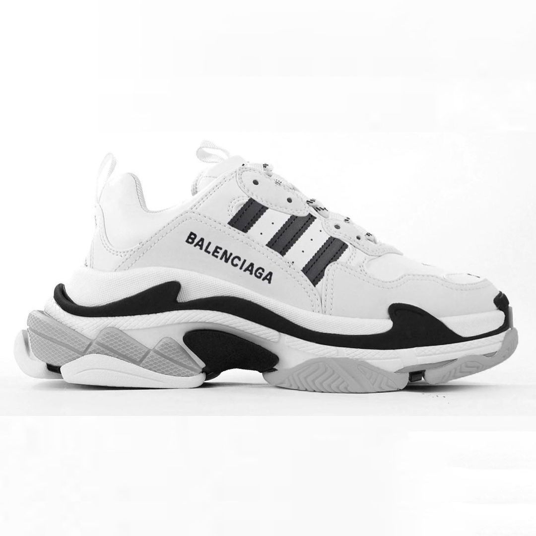 疑似 ADIDAS x BALENCIAGA 聯名 TRIPLE S 實物圖曝光