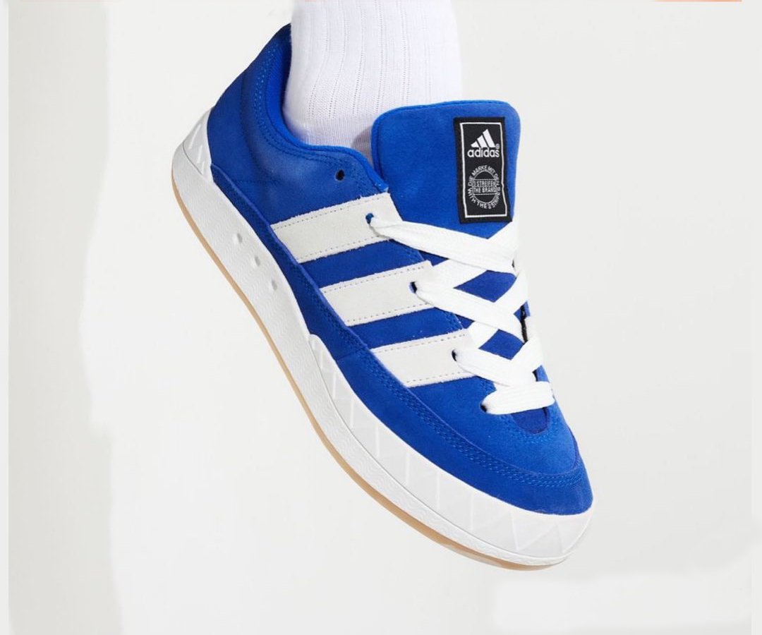 ADIDAS 經典滑板鞋 ADIMATIC 藍色版本 造型照及發售詳情