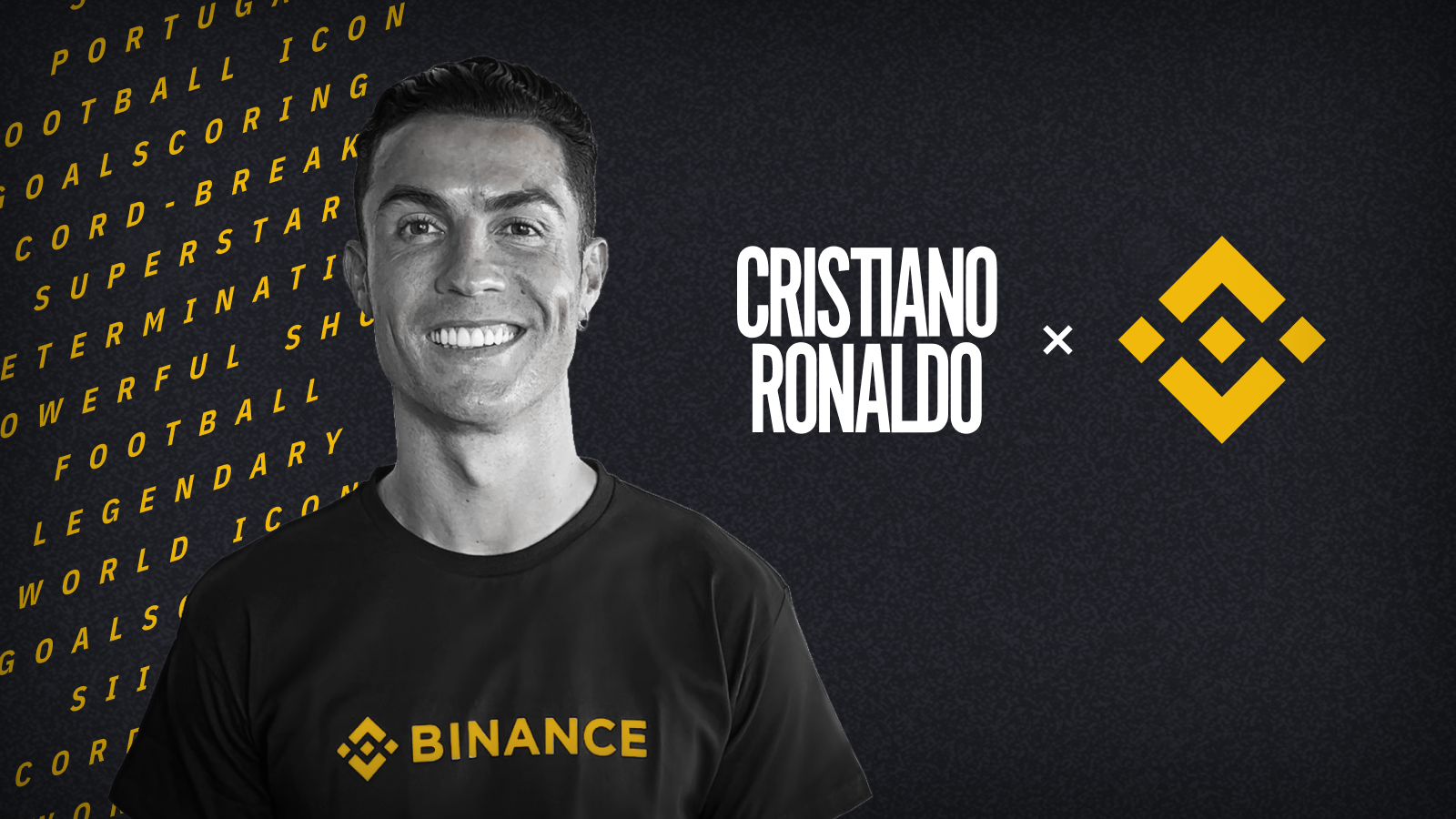足球巨星 C 朗 x 虛擬貨幣交易平台 BINANCE 即將推出由 C 朗參與設計 NFT 系列