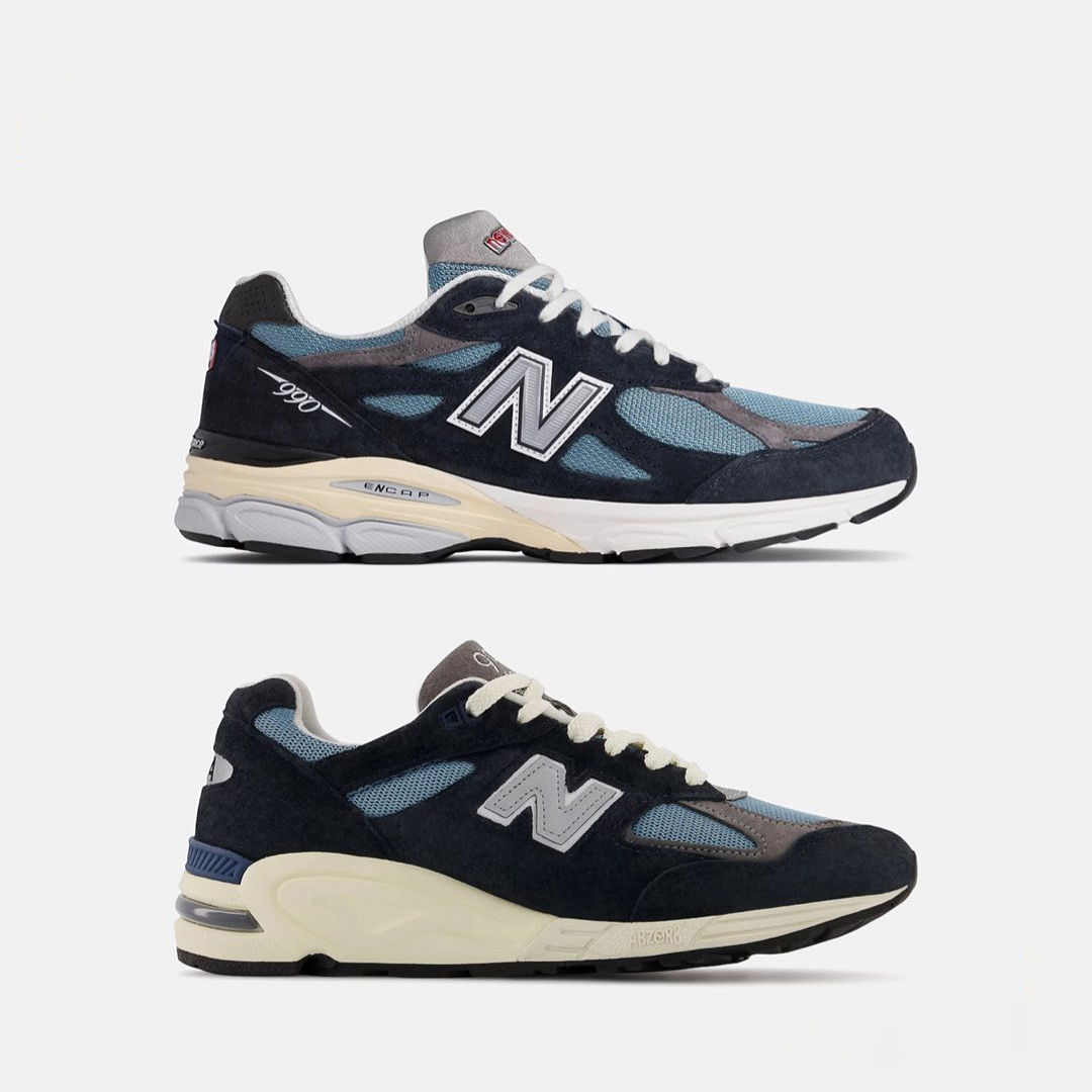 NEW BALANCE 美製版本 990v2 及 980v3 “NAVY / CASTLEROCK