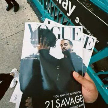 DRAKE 與 21 SAVAGE 製作假 VOGUE 雜誌封面 宣傳二人新專輯《HER LOSS》，被要求賠償 400 萬美金