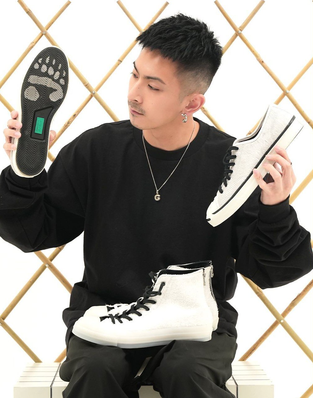 《GMAG開鞋》CLOT x CONVERSE “PANDA PACK” 用熊貓毛做嘅聯名鞋款？？