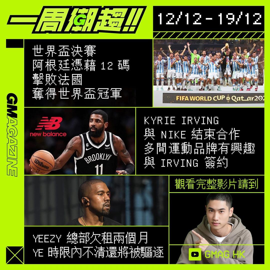 《一周潮趨》12/12 - 19/12