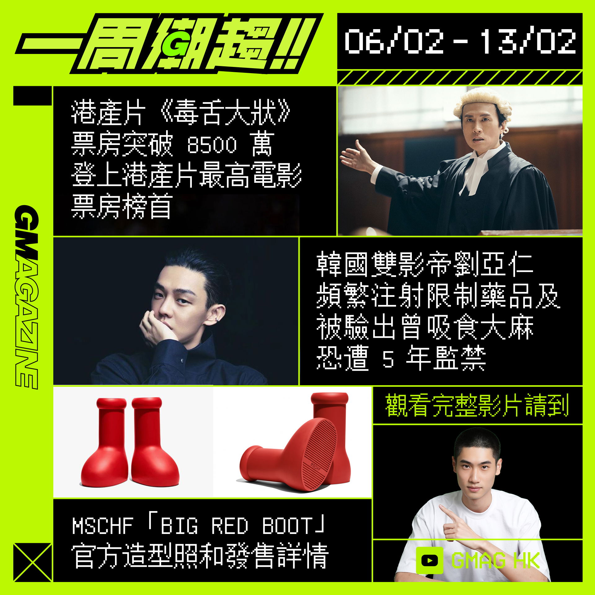 《一周潮趨》06/02- 13/02