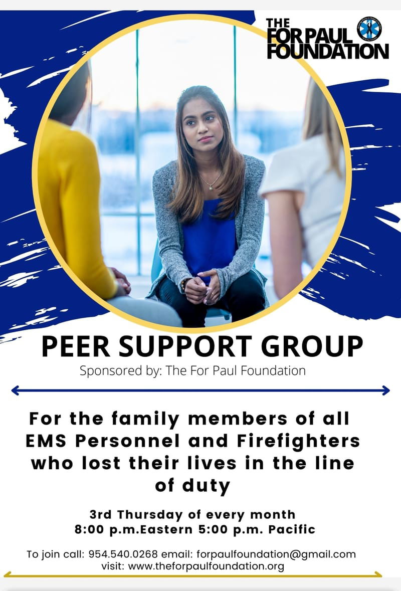 Peer Support Group for Families suffering from a line of duty death