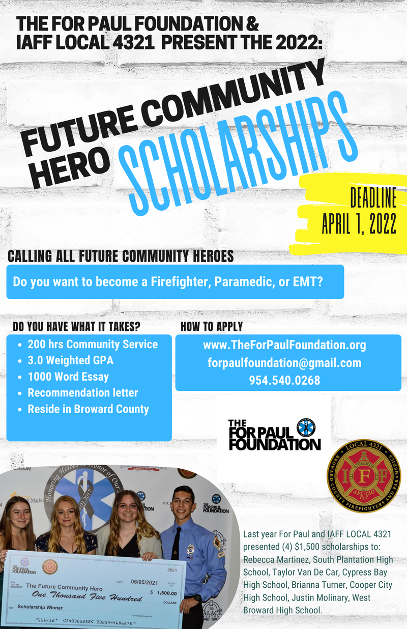 2022 Community Hero Scholarships
