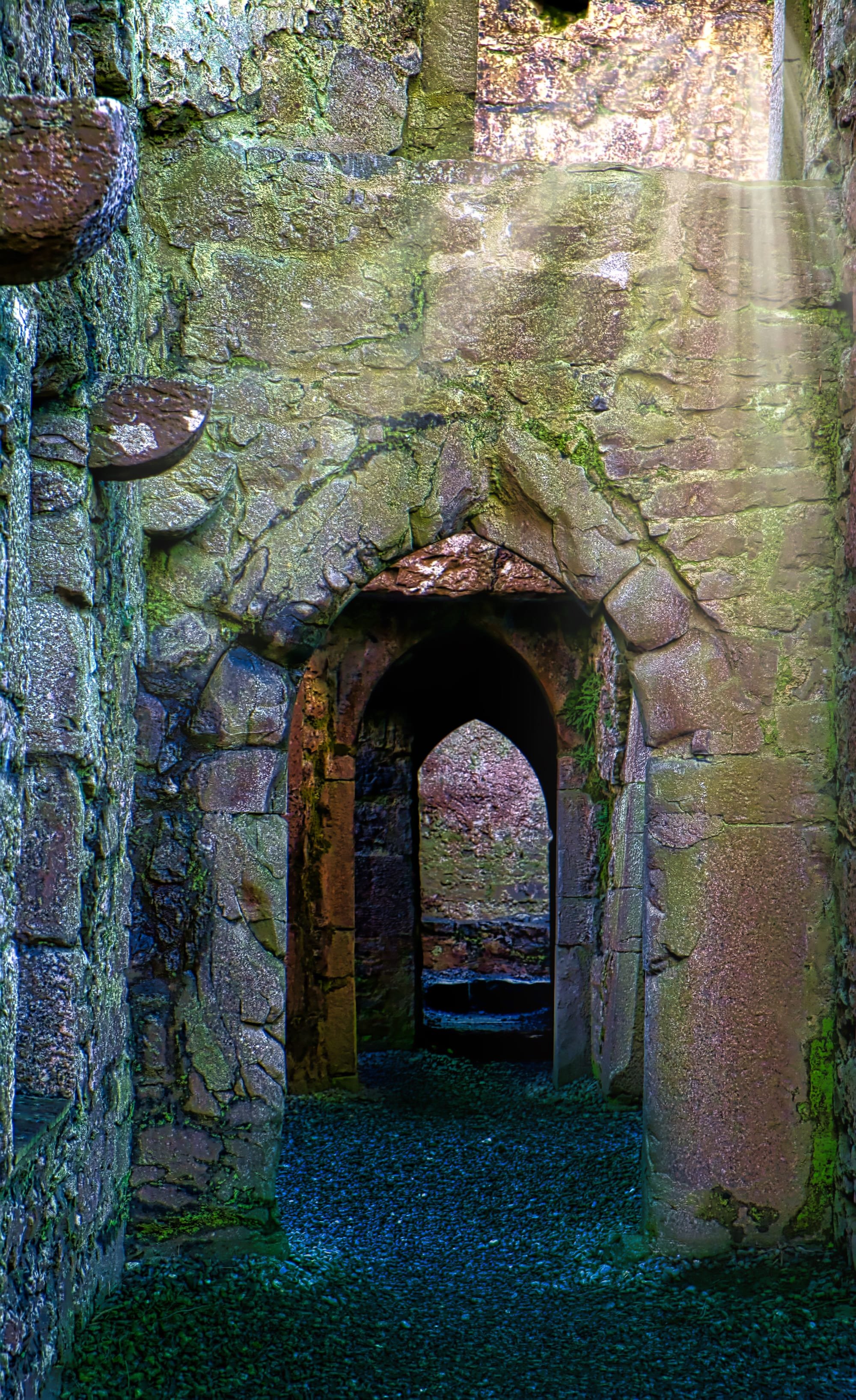 Passageways trodden for over 600 years at Ross Errilly Friary