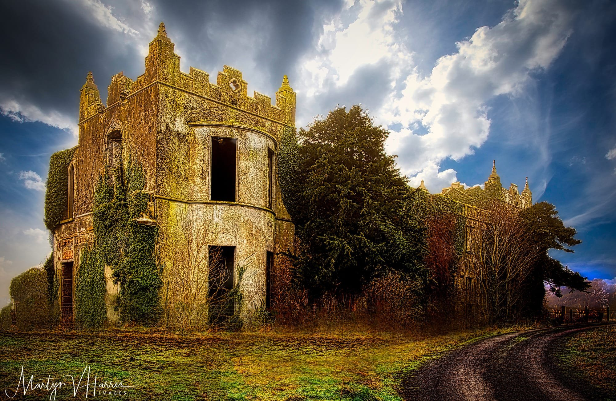 The remains of Ardfry House, Oranmore, Galway