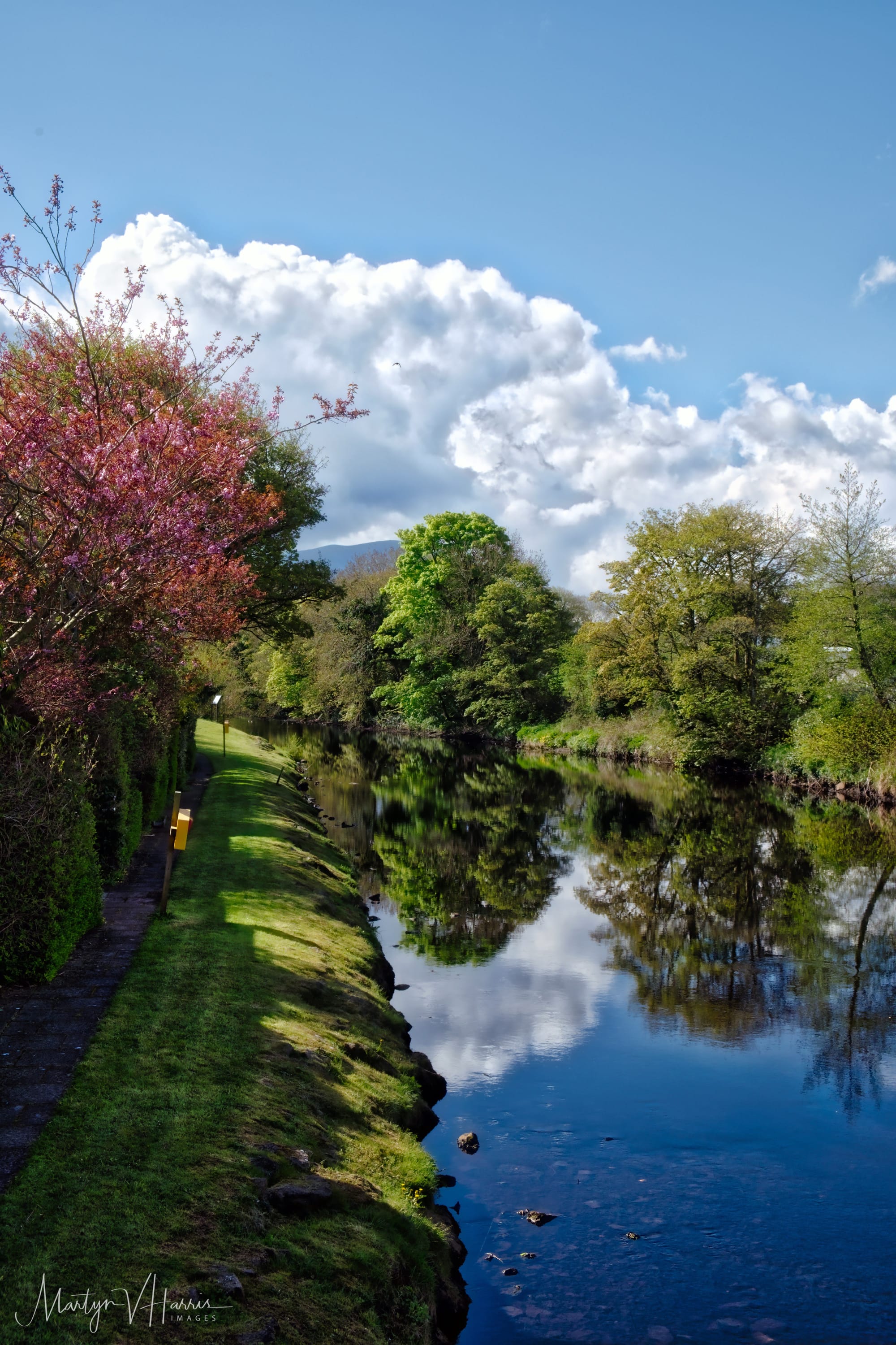 The river Deel in Crossmolina
