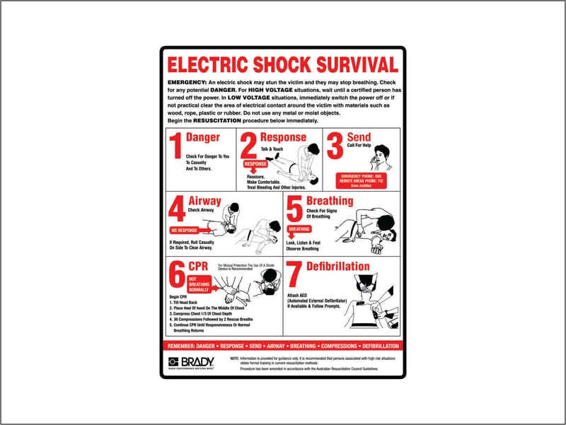 Electrical Shock Survival Signs - Z Digital Advertising