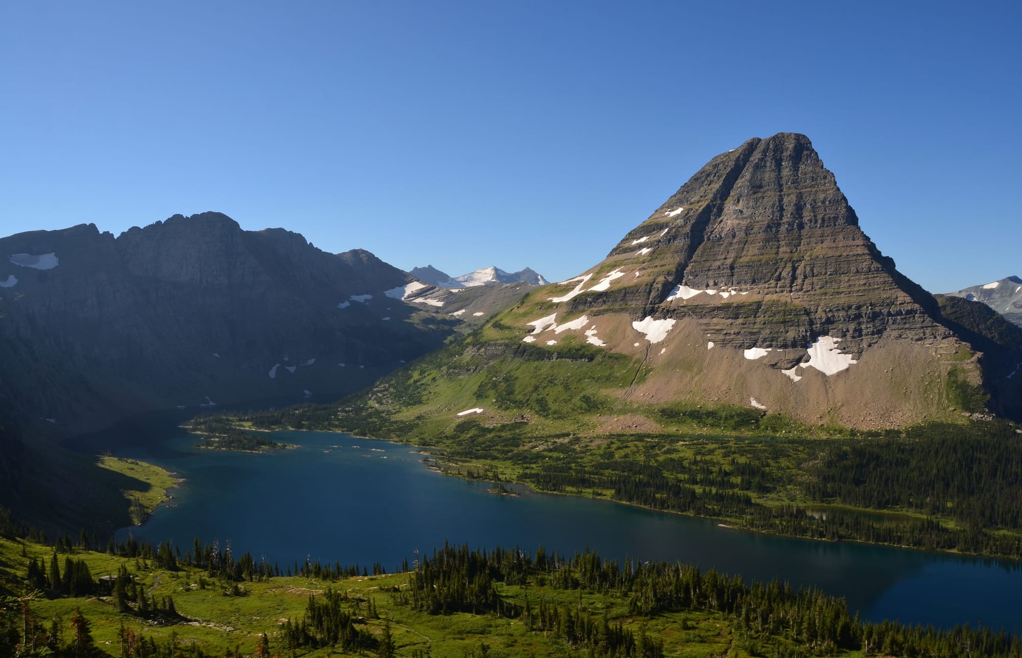 Hidden Lake - Bearhat Mountain - Glacier National Park - Montana ...