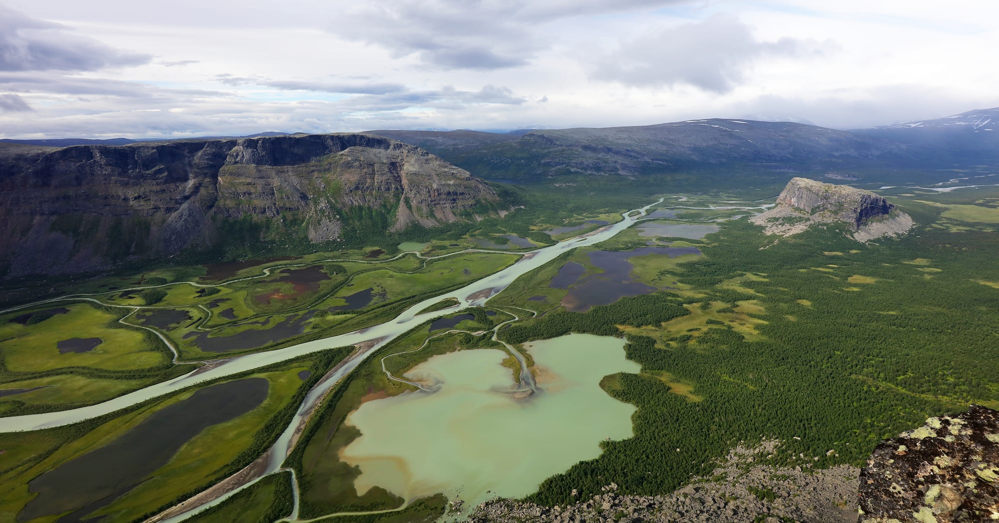 Sarek National Park - Rapa River - Rapa Valley - Skierffe - Sweden ...