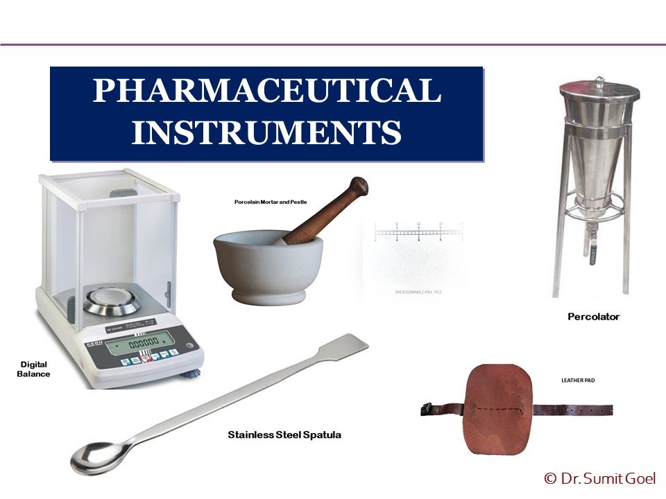 Pharmaceutical Instruments