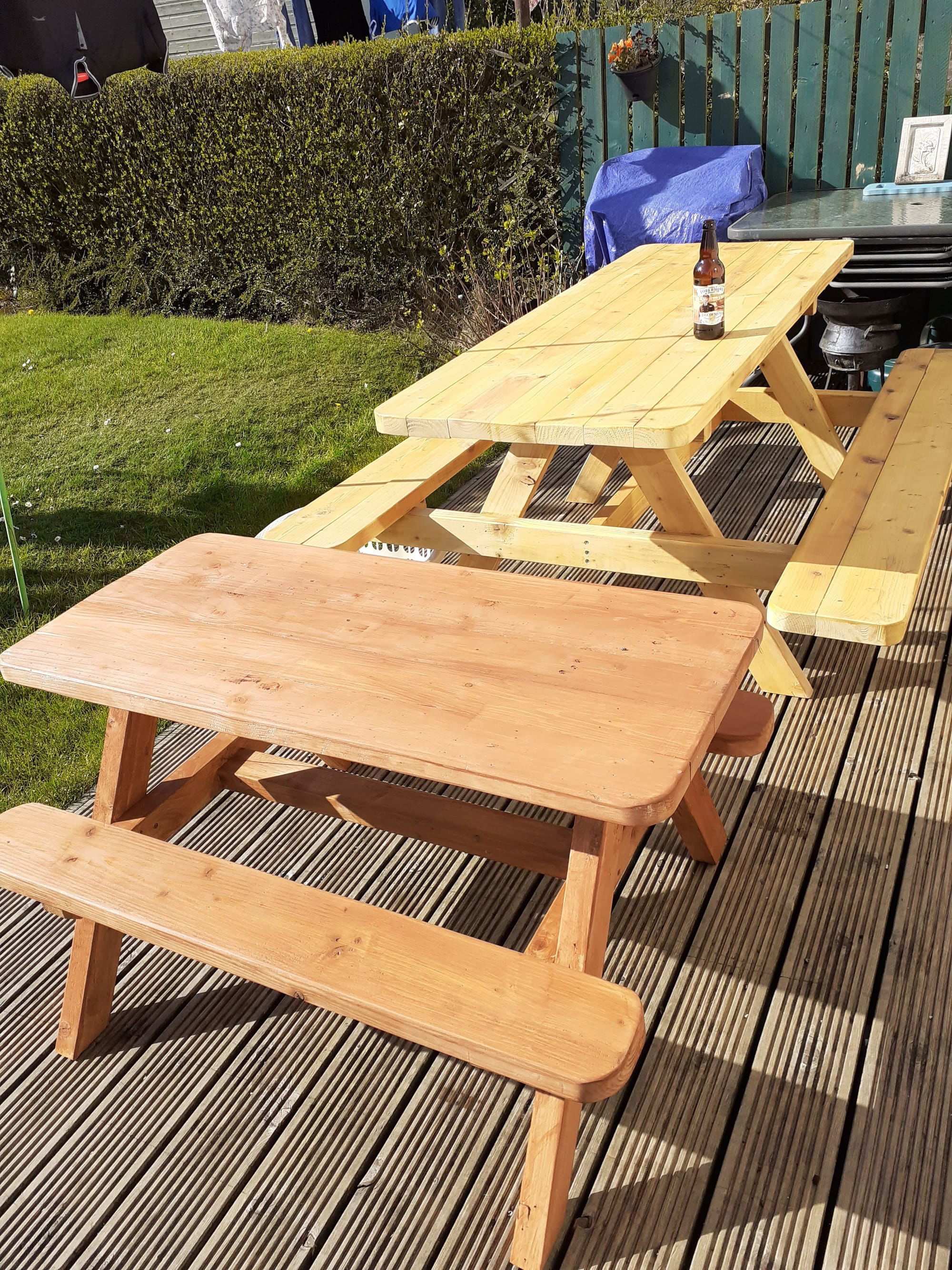 Recycled timber to Garden Furniture