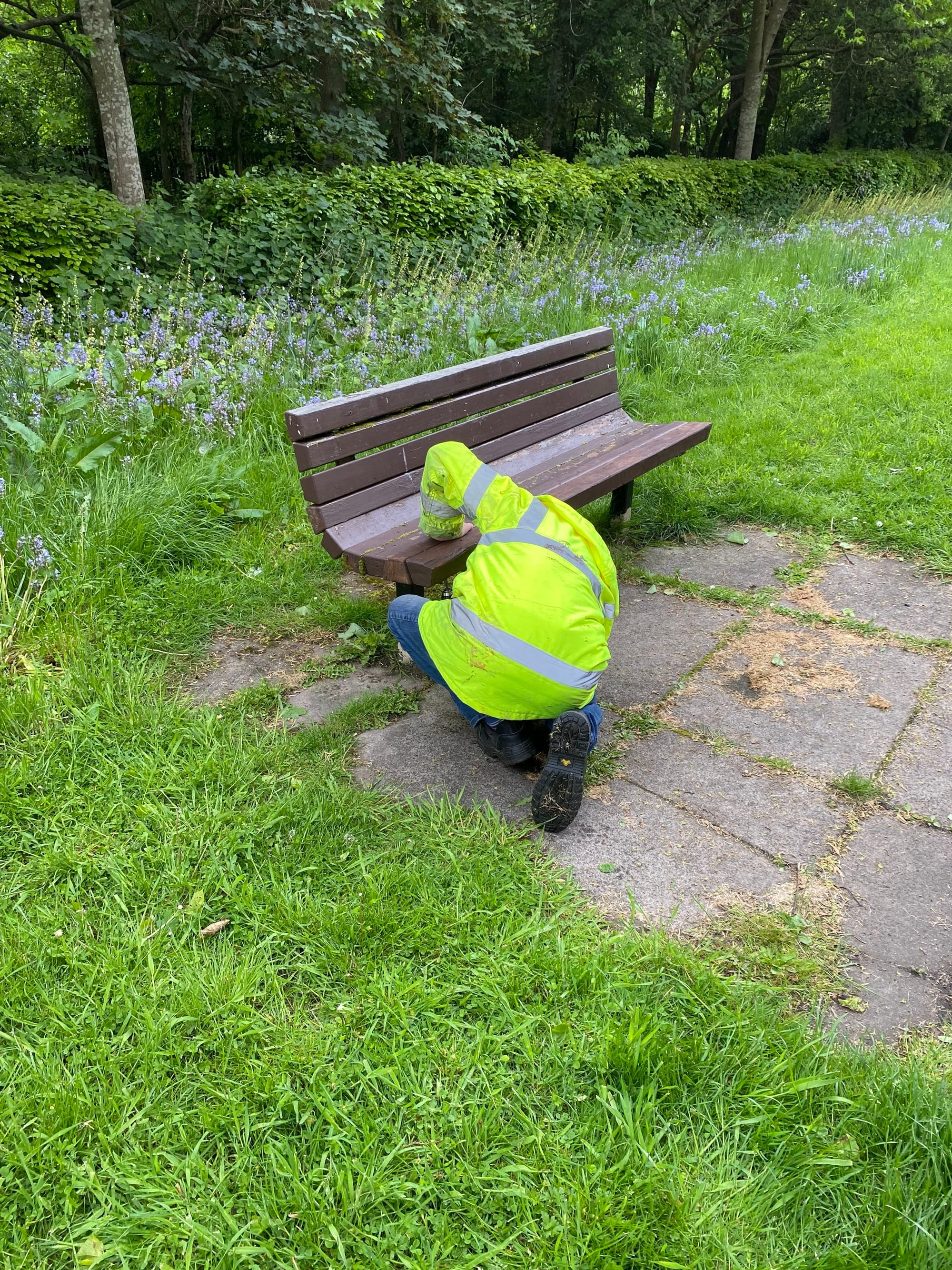 SPMS Handyman Service repairing park benches