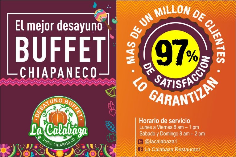 La Calabaza Buffet - la nueva y renovada 2023 Aca comienza la eXperiencia  mas fascinante de visitar Chiapas.