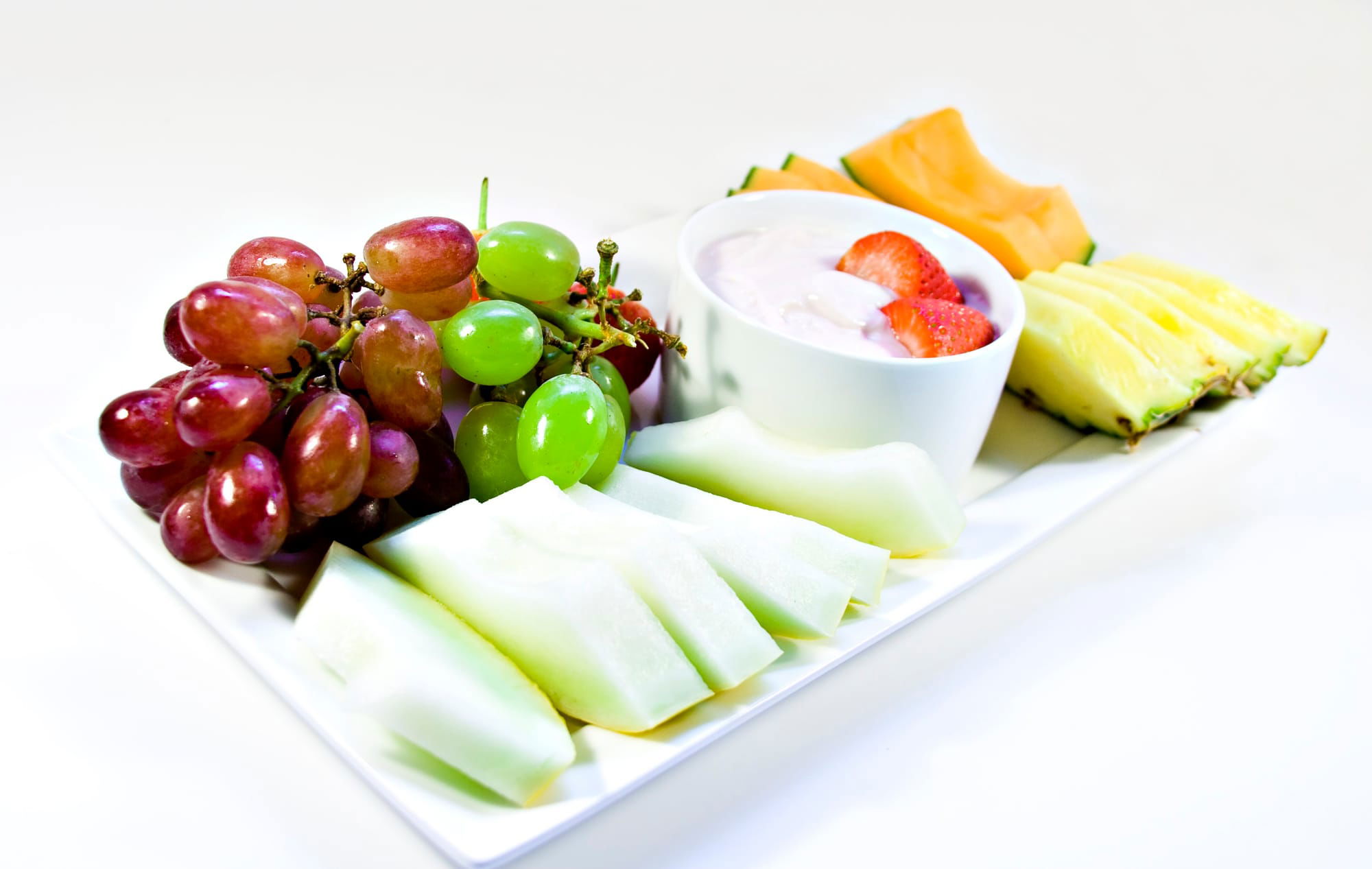 Tropical and seasonal fruit platters