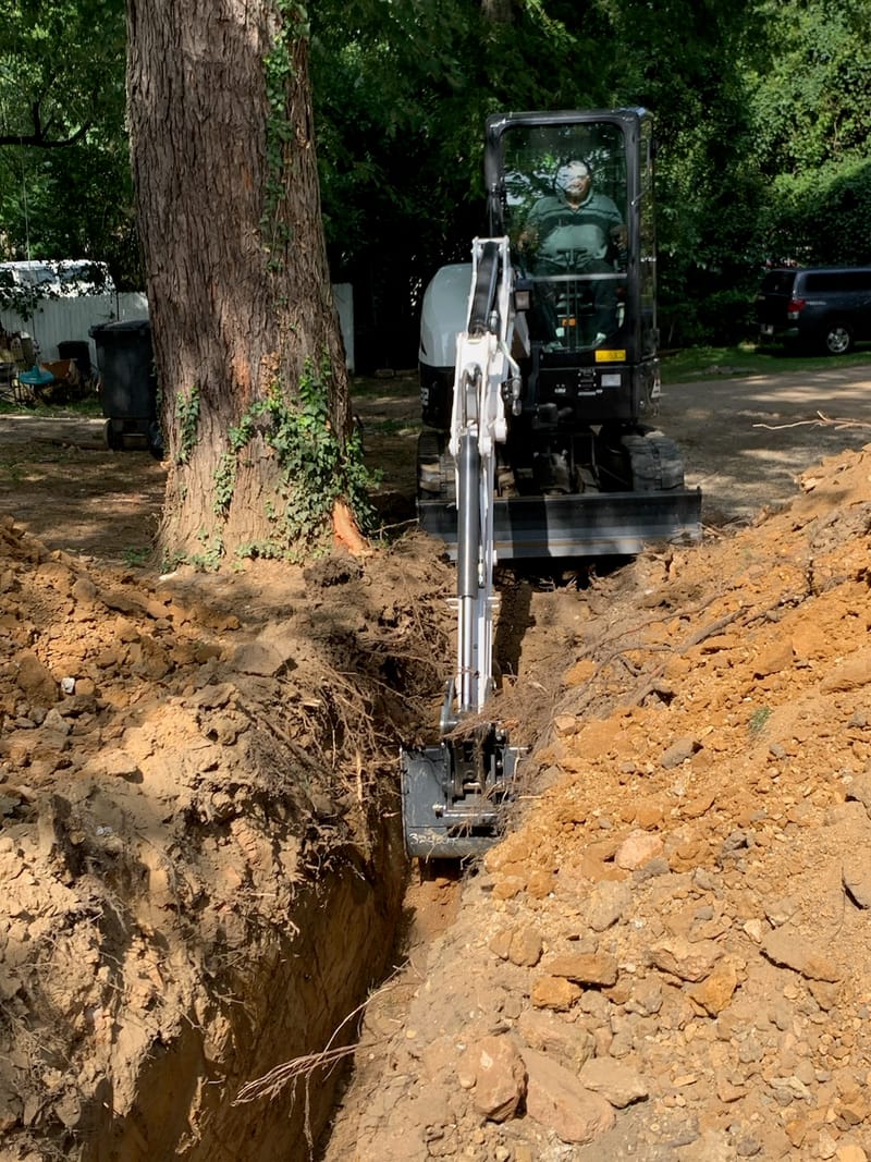 TRENCH DIGGING