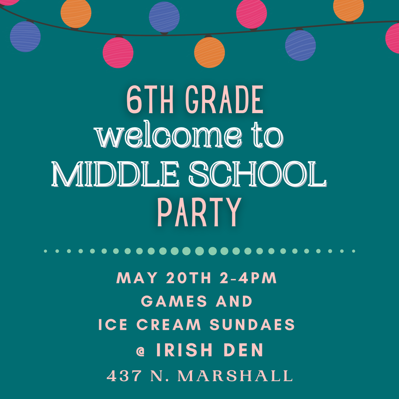 Middle School PARTY
