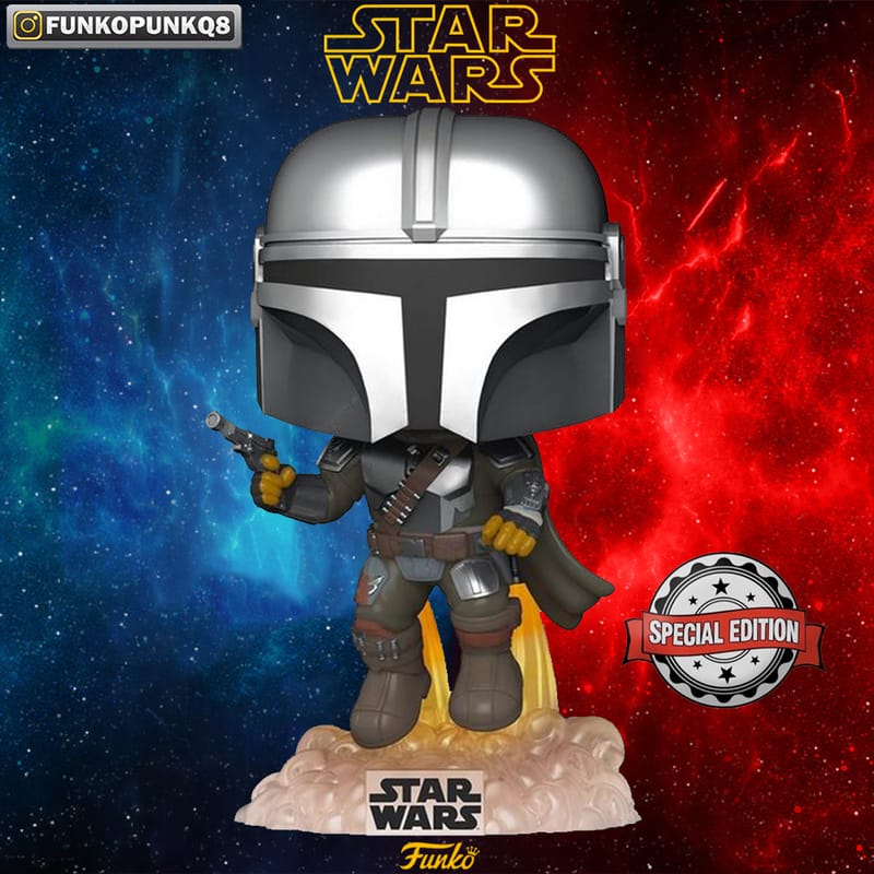 10 inch chrome mandalorian