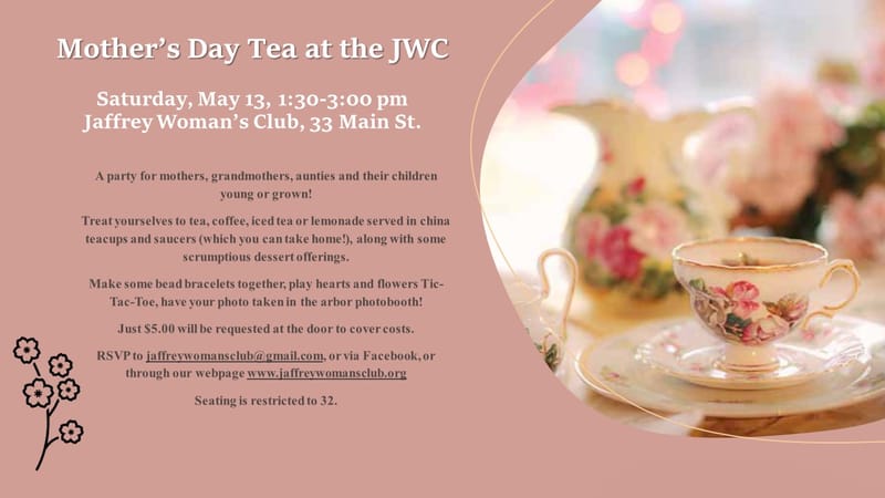 Mother's Day Tea at the JWC