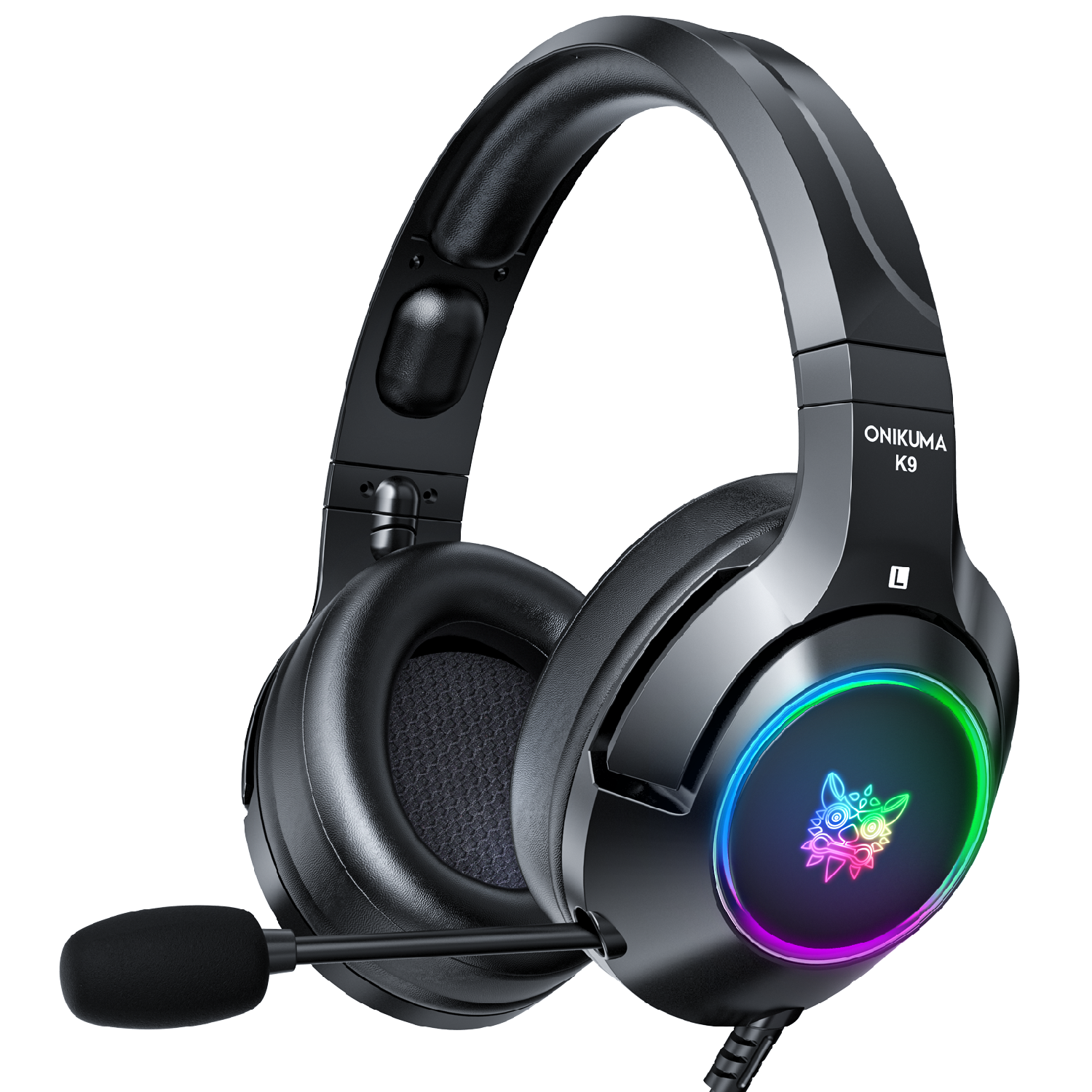 Onikuma K9 Black Gaming Headset With Mic and Noise Canceling Gaming Headphone