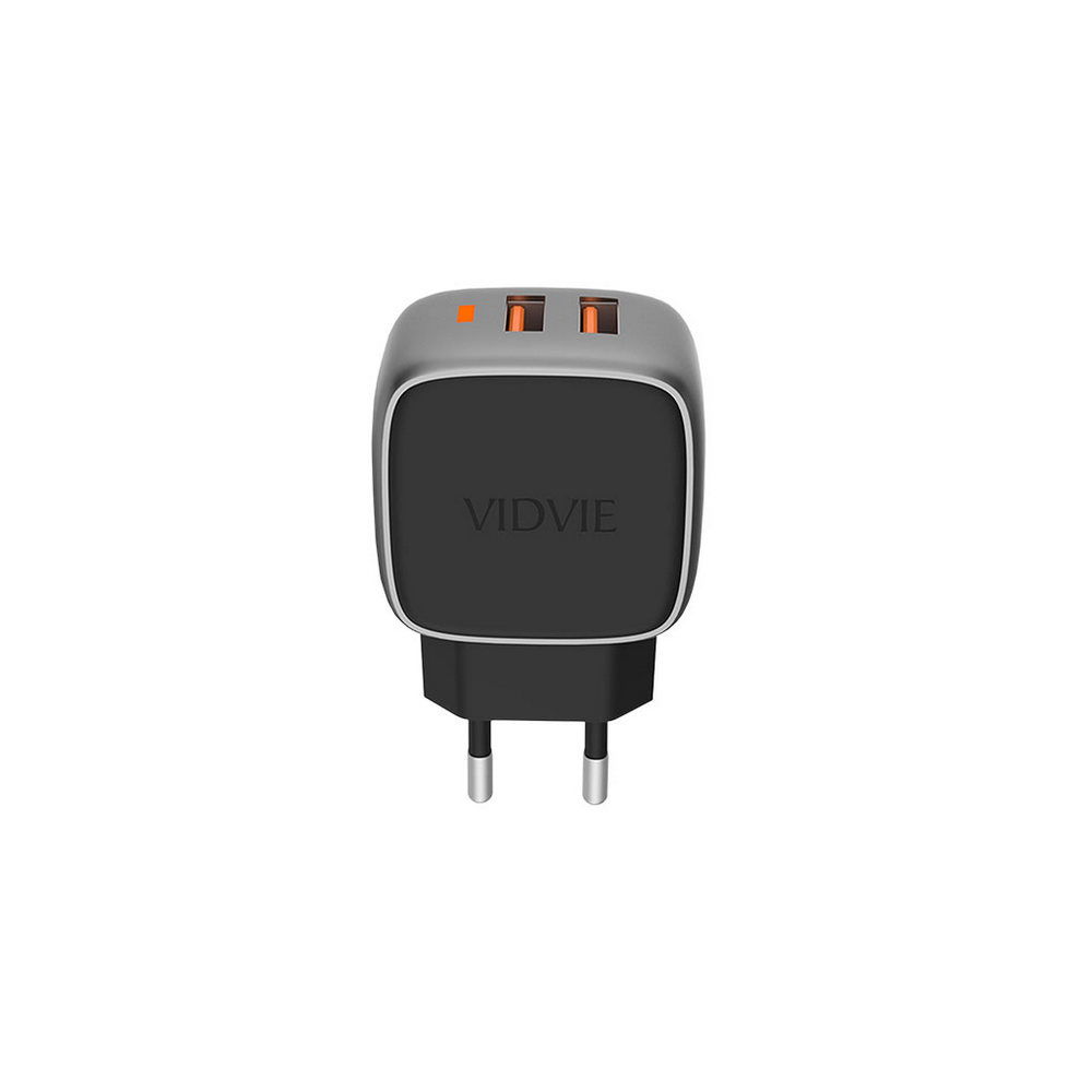 VIDVIE X XL-PLE203 2 USB Port Travel Charger  12W / Fast Charging