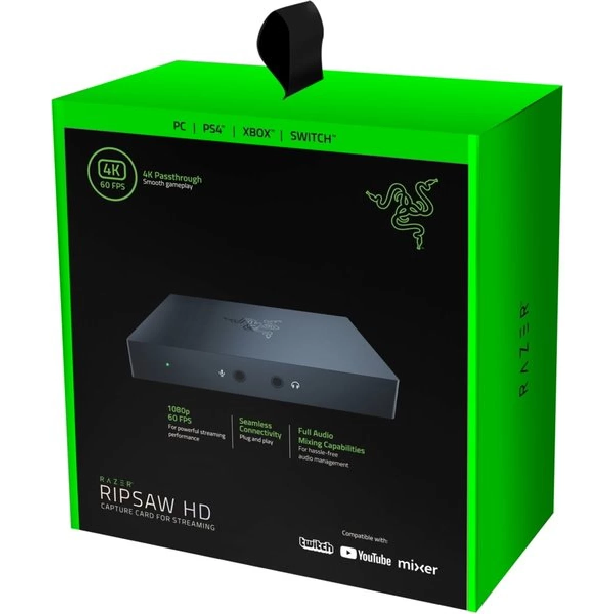 Razer Ripsaw HD Game Streaming Capture Card 1080P FHD 60 FPS Recording