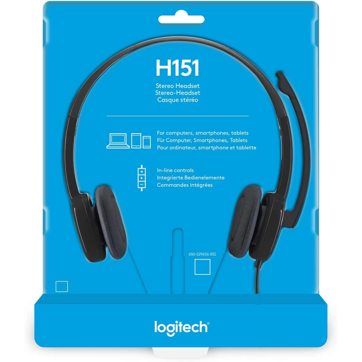 Logitech H151 Headset With Mic 3.5mm Audio Jack