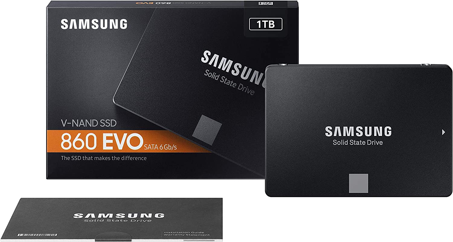 Samsung SSD 860 EVO 1TB 2.5 Inch SATA III Internal SSDThe SSD You TrustEnhanced PerformanceBoosted EnduranceSmart CompatibilityMultiple Form FactorsManagement Software