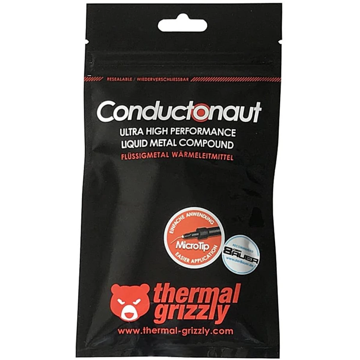 Thermal Grizzly Conductonaut Liquid Metal Thermal Paste 1g