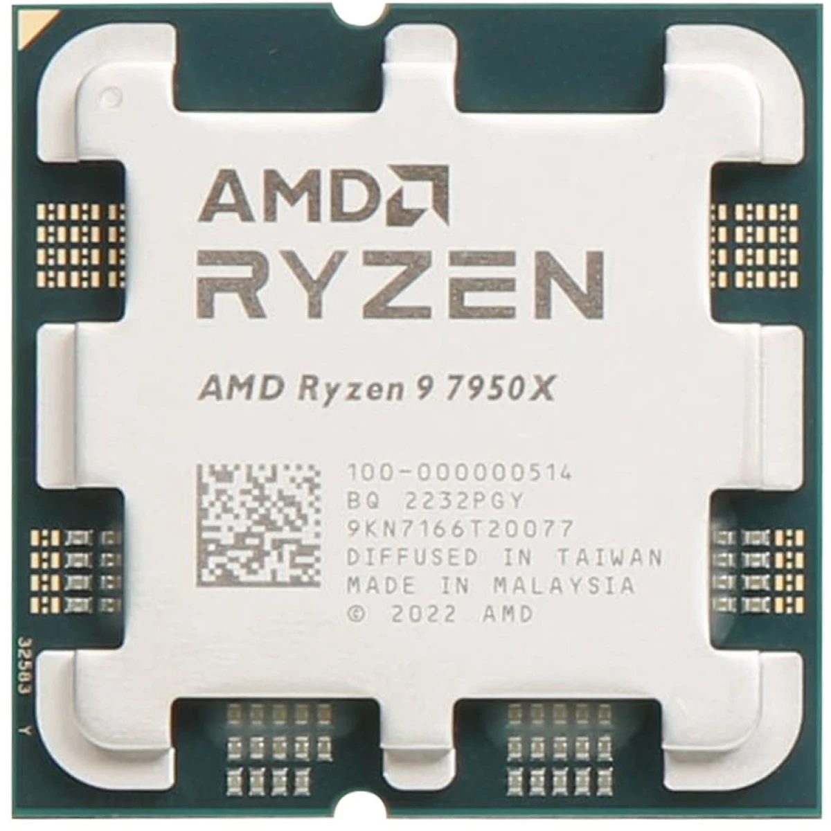 AMD RYZEN 9 7950x 16-Core 4.5GHz (5.7 GHz Max Boost) AM5 Desktop Processor , Tray