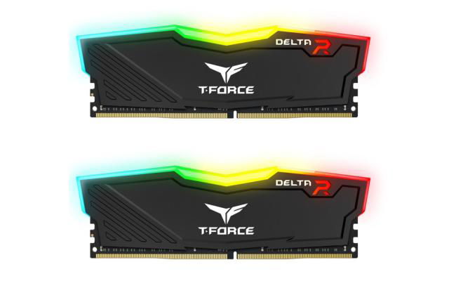 TEAMGROUP T-Force Delta RGB 16GB Kit (2x8) 3600MHz CL18 DDR4 Desktop Memory