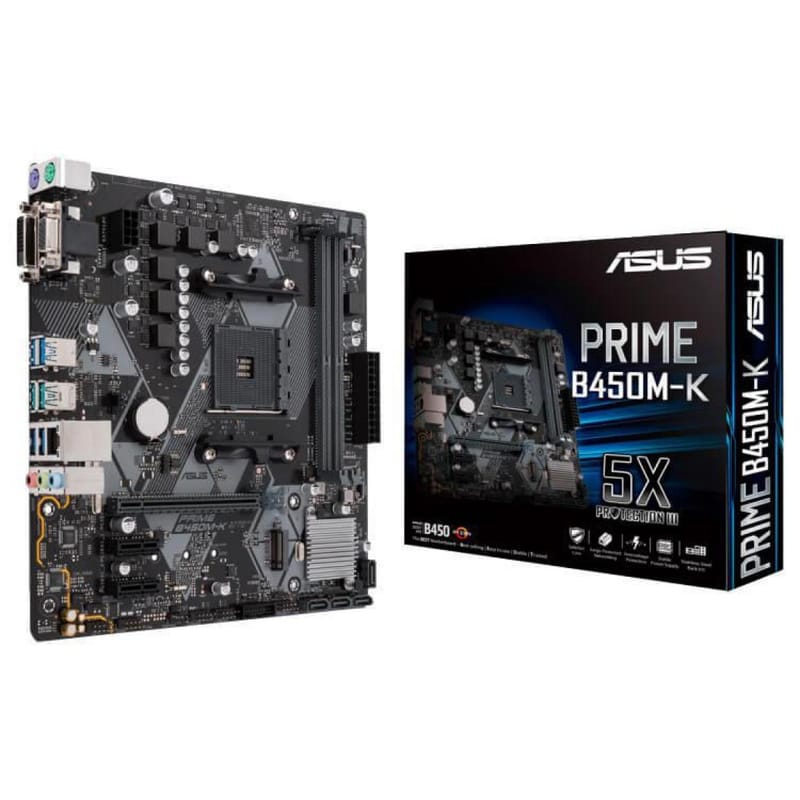 ASUS PRIME B450M-K AMD B450 Motherboard