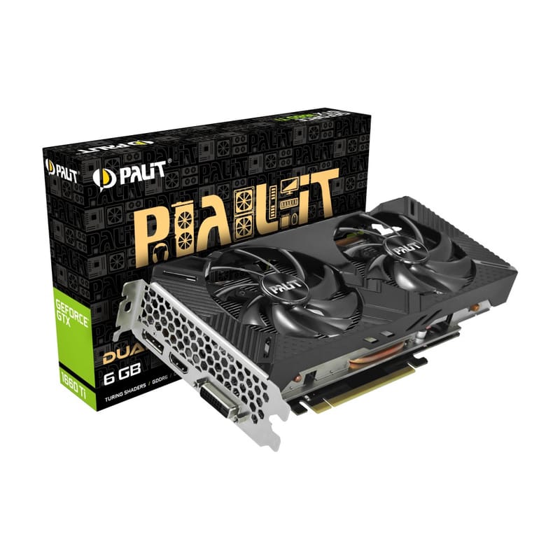 PALIT GeForce GTX 1660 Ti Dual 6GB GDDR6 OC EDITION Graphics Card