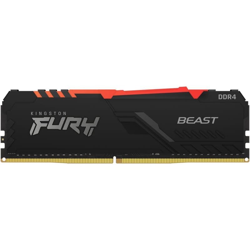 Kingston Fury Beast RGB 8GB DDR4 3600MHz Desktop Memory