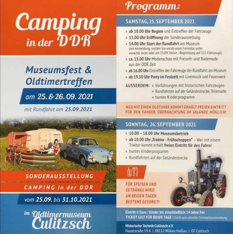 Museumsfest & Oldtimertreffen am Oldtimermuseum Culitzsch