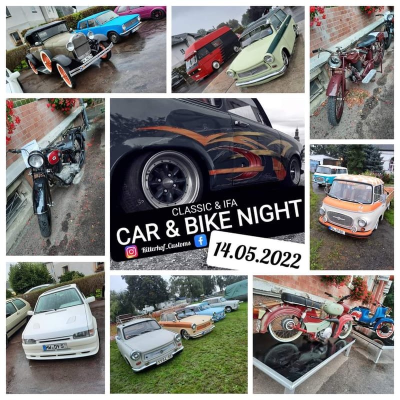 Classic & IFA Car / Bike Night am Ritterhof Altmittweida